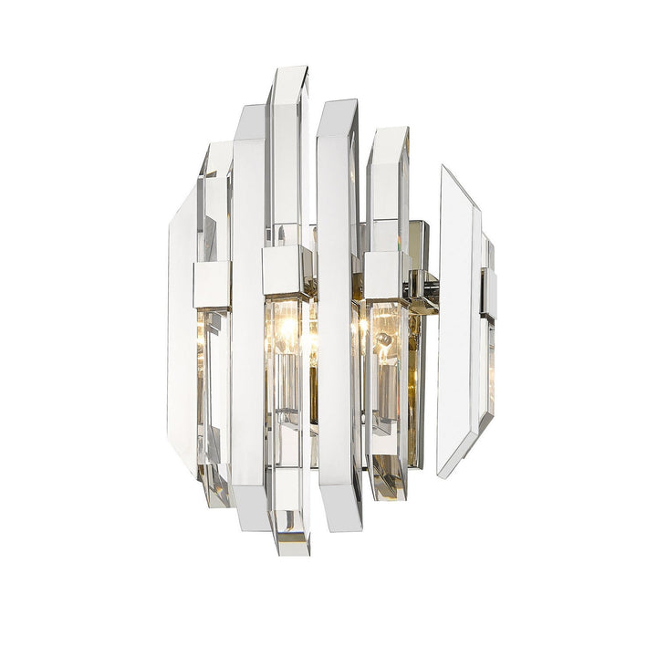 Z-Lite Bova 4006S-PN Wall Sconce Light - Polished Nickel