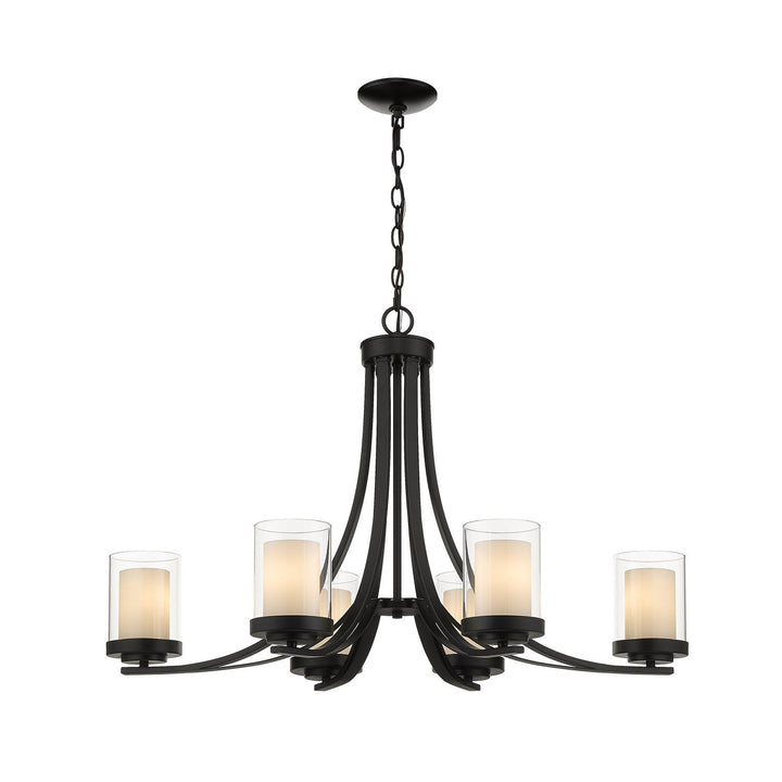 Z-Lite Willow 426-6-MB Chandelier Light - Matte Black