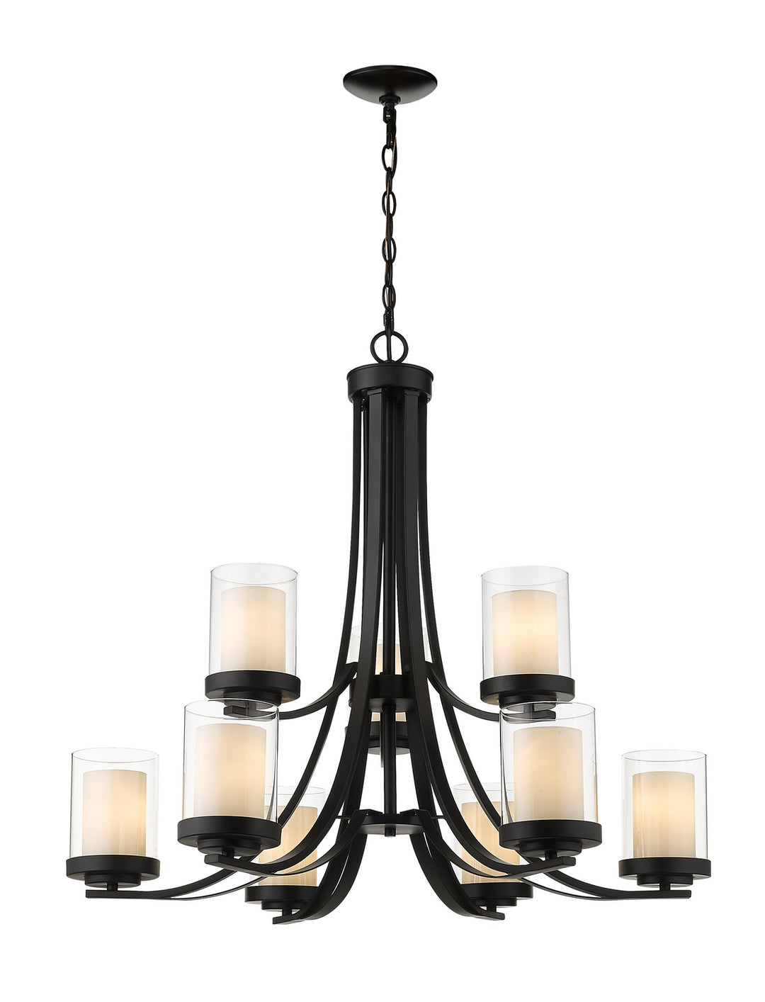 Z-Lite Willow 426-9-MB Chandelier Light - Matte Black