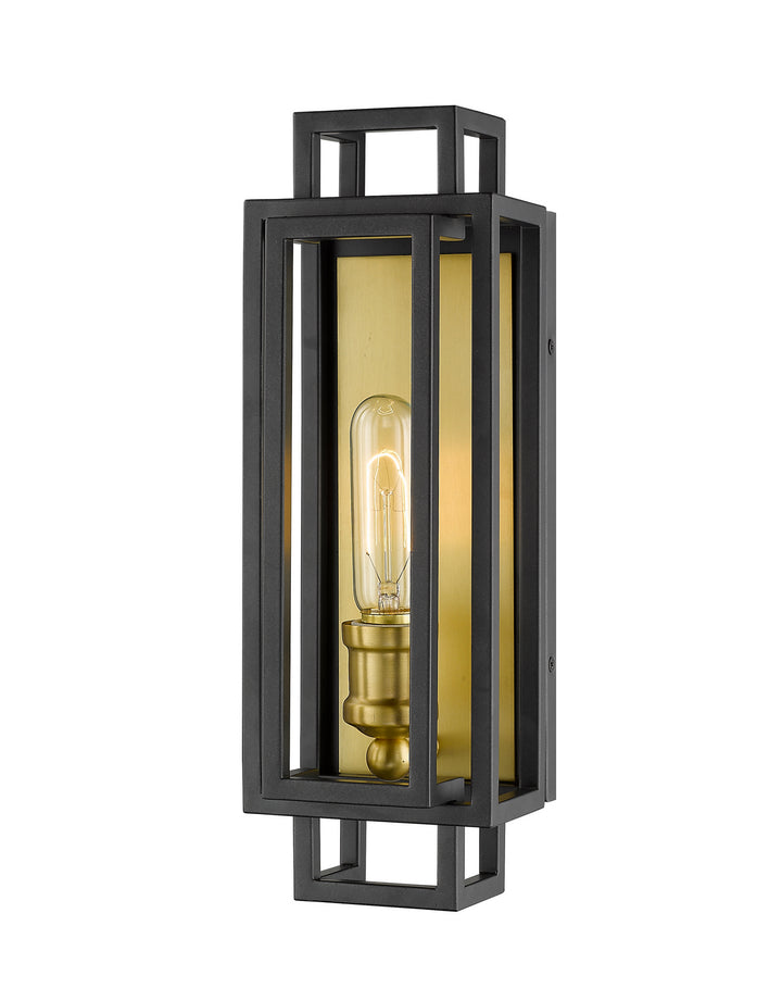 Z-Lite Titania 454-1S-BRZ-OBR Wall Sconce Light - Bronze / Olde Brass