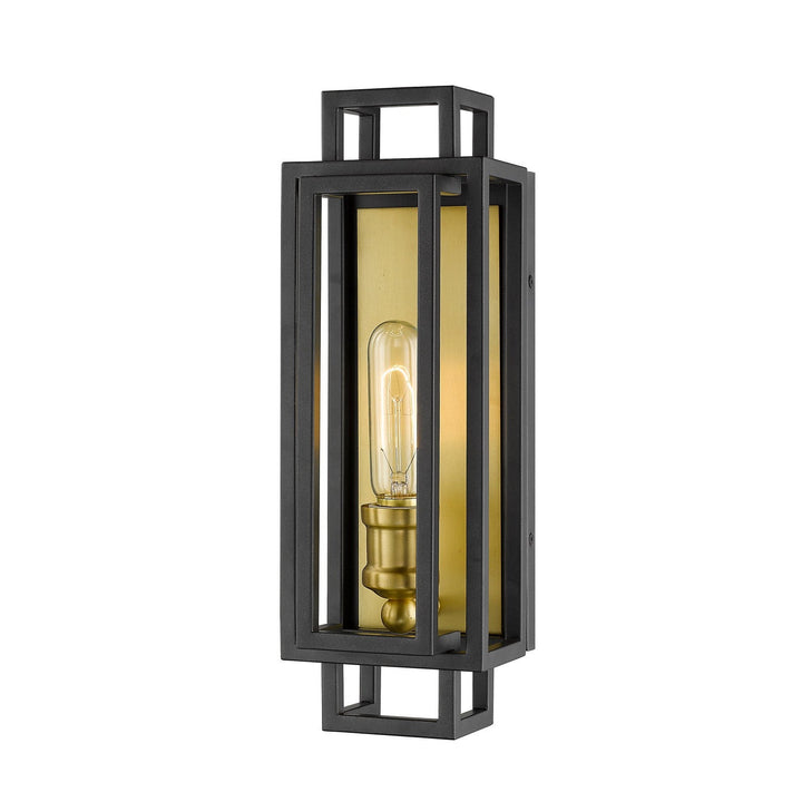 Z-Lite Titania 454-1S-BRZ-OBR Wall Sconce Light - Bronze / Olde Brass