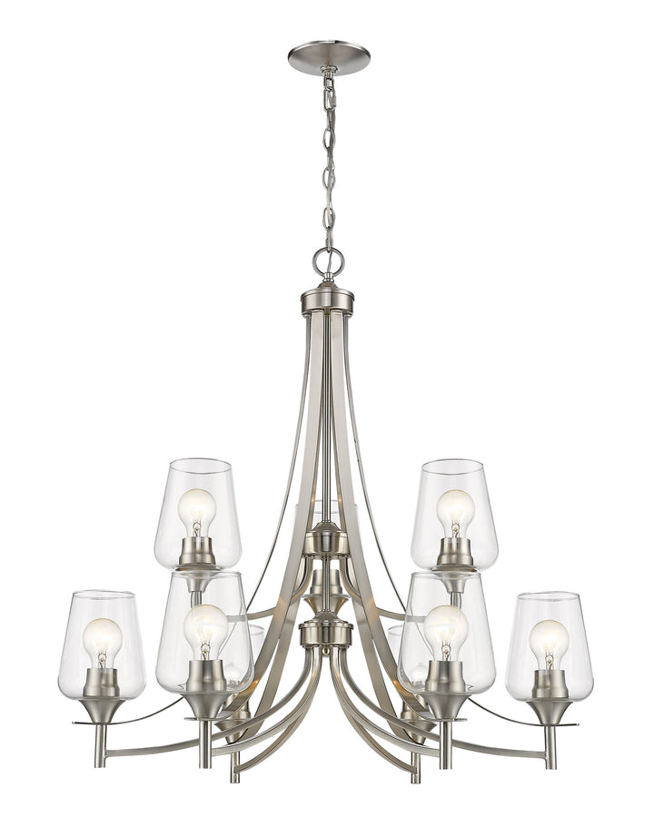 Z-Lite Joliet 473-9BN Chandelier Light - Brushed Nickel