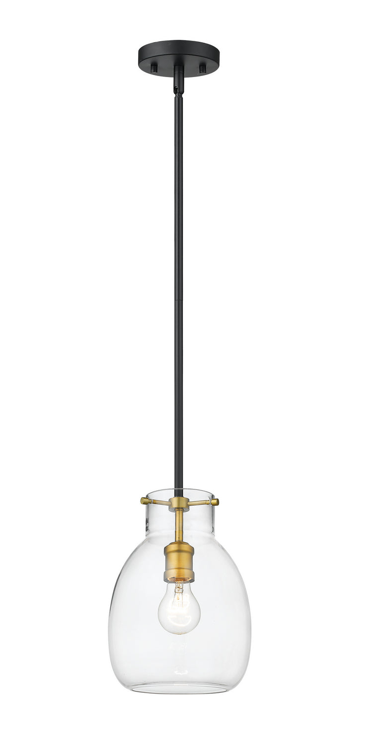 Z-Lite Bella 476MP-ROD-MB-OBR Pendant Light - Matte Black / Olde Brass