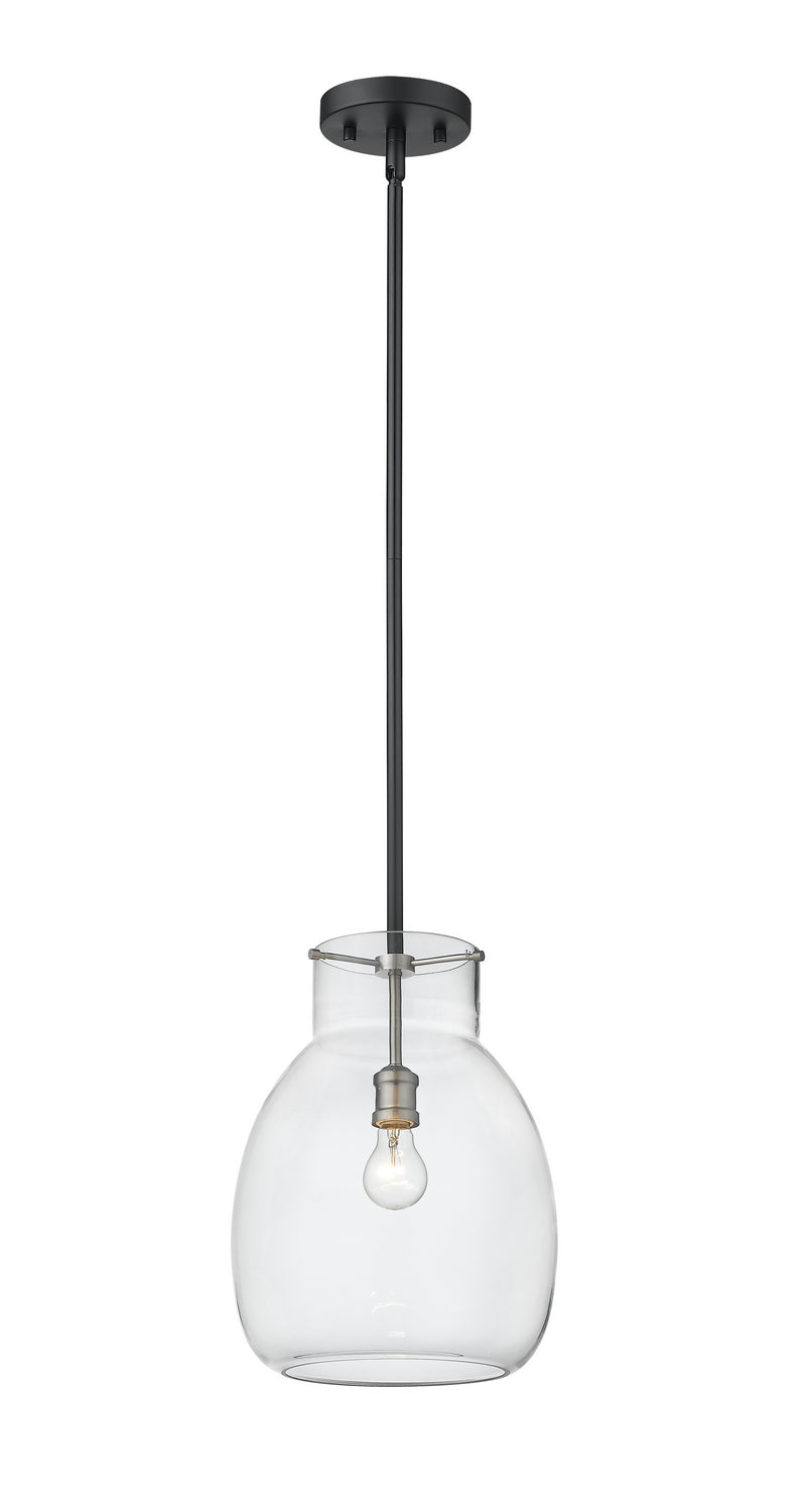Z-Lite Bella 476P-ROD-MB-BN Pendant Light - Matte Black / Brushed Nickel