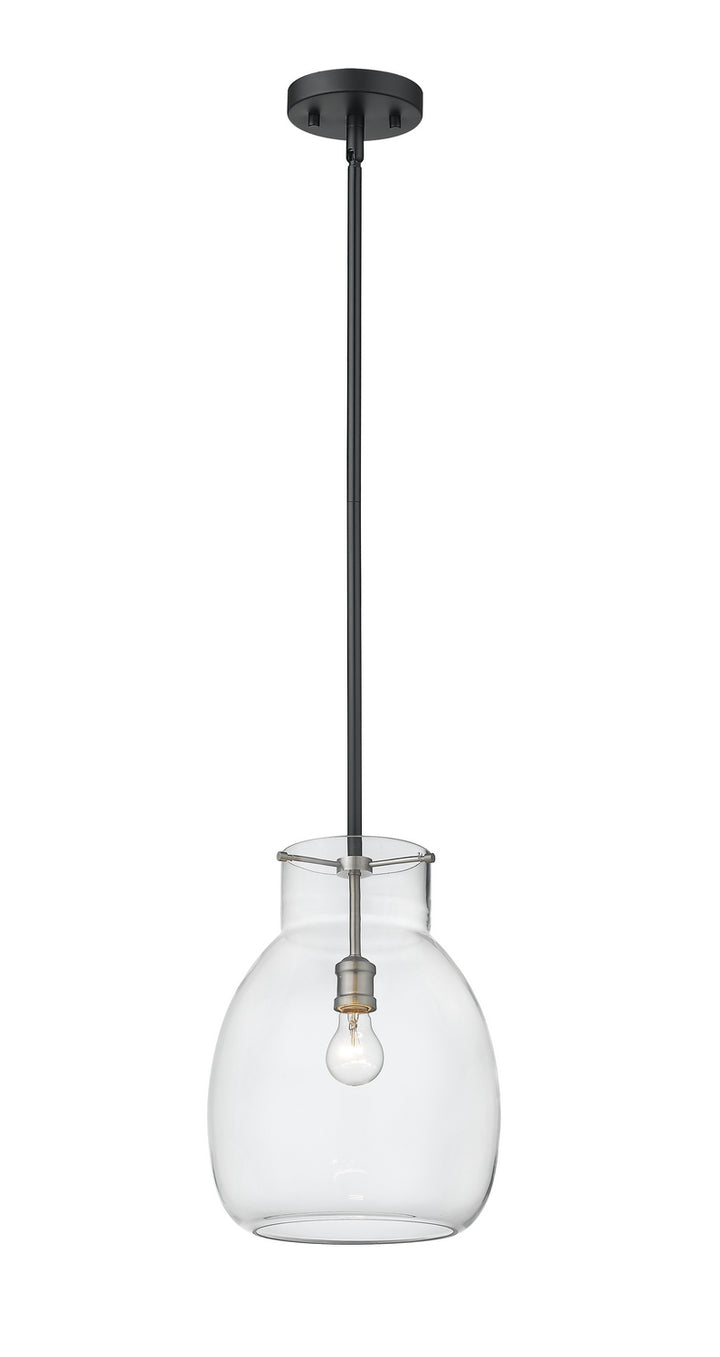 Z-Lite Bella 476P-ROD-MB-BN Pendant Light - Matte Black / Brushed Nickel