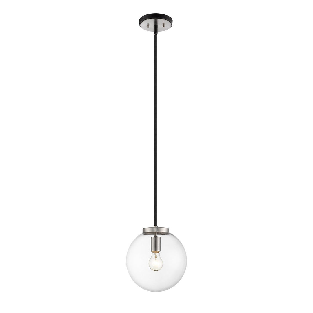 Z-Lite Parsons 477P10-MB-BN Pendant Light - Matte Black / Brushed Nickel