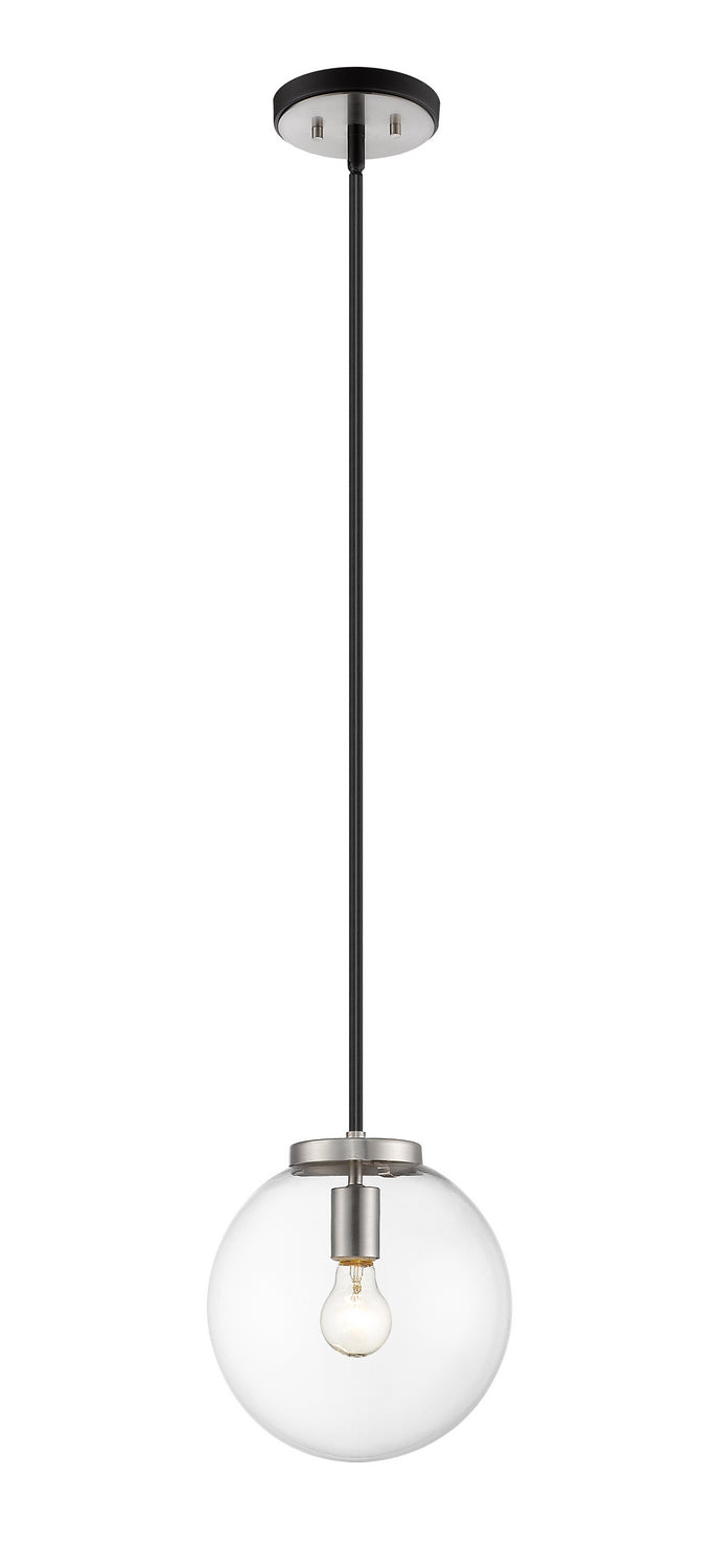 Z-Lite Parsons 477P10-MB-BN Pendant Light - Matte Black / Brushed Nickel