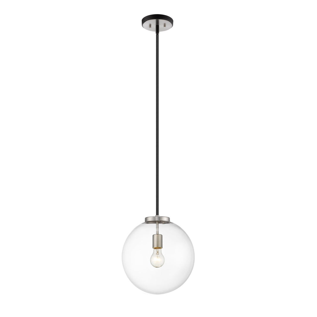 Z-Lite Parsons 477P14-MB-BN Pendant Light - Matte Black / Brushed Nickel
