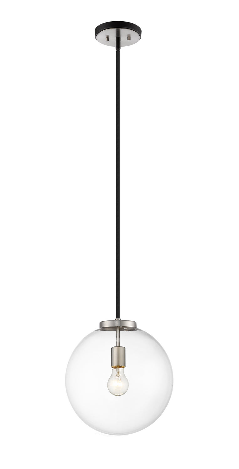 Z-Lite Parsons 477P14-MB-BN Pendant Light - Matte Black / Brushed Nickel