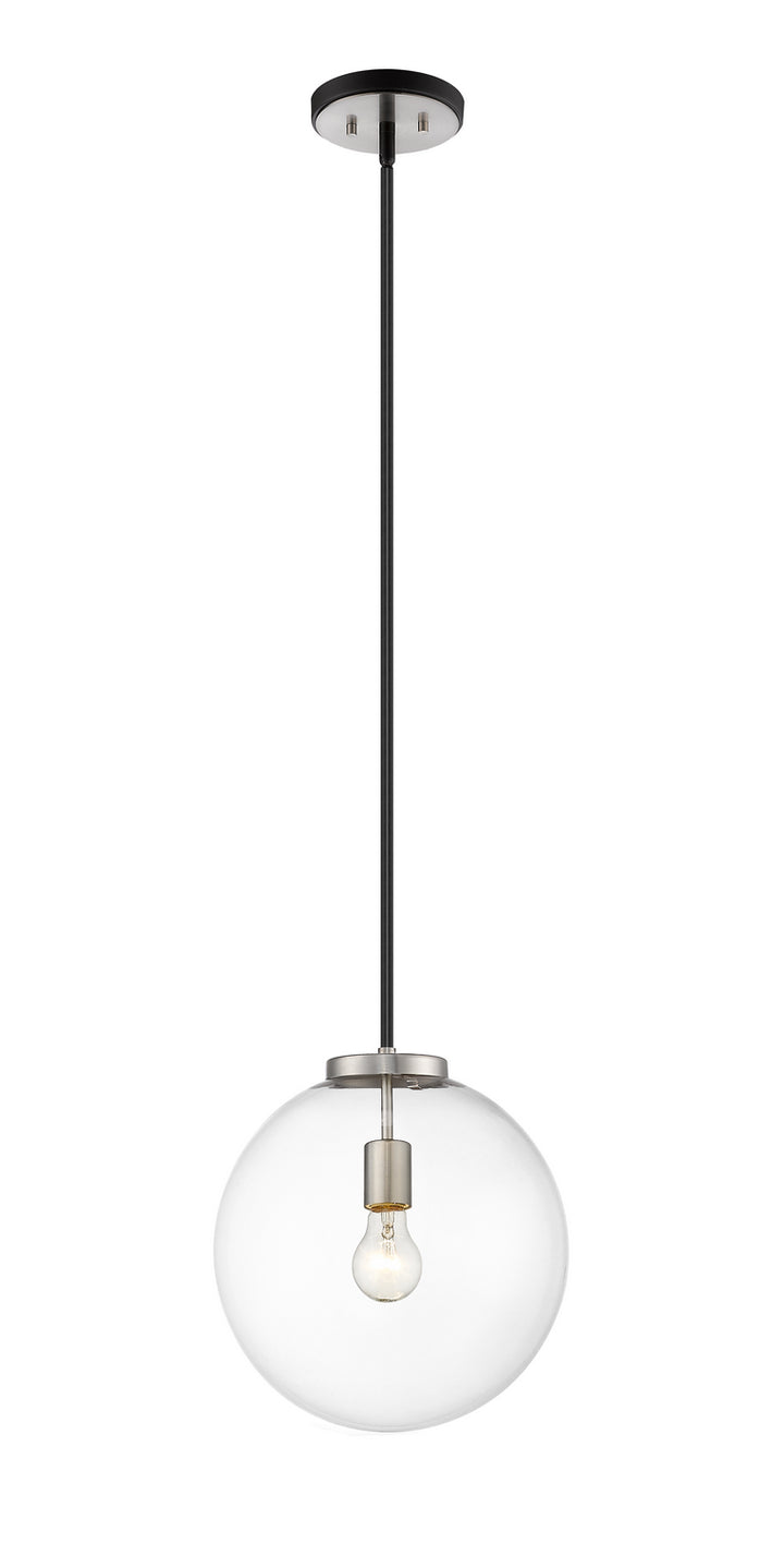 Z-Lite Parsons 477P14-MB-BN Pendant Light - Matte Black / Brushed Nickel
