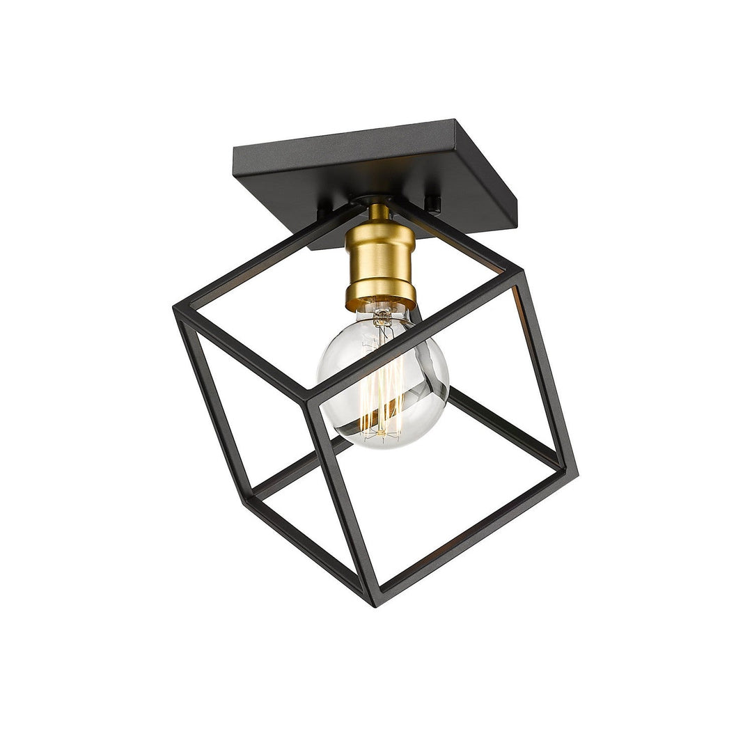 Z-Lite Vertical 478F-BRZ-OBR Ceiling Light - Bronze / Olde Brass
