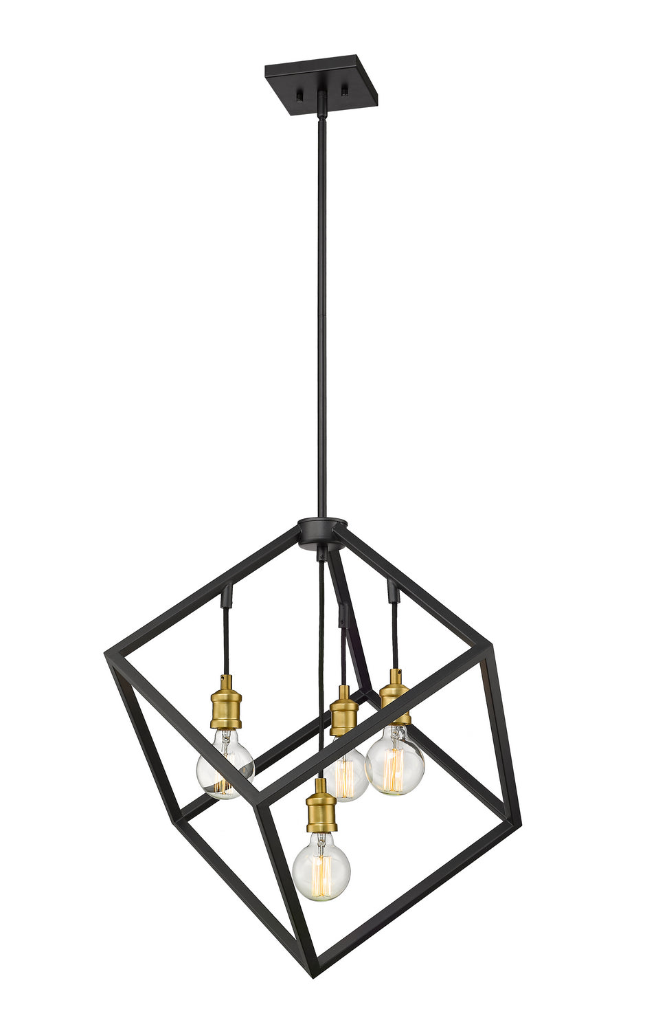 Z-Lite Vertical 478P24-BRZ-OBR Pendant Light - Bronze / Olde Brass