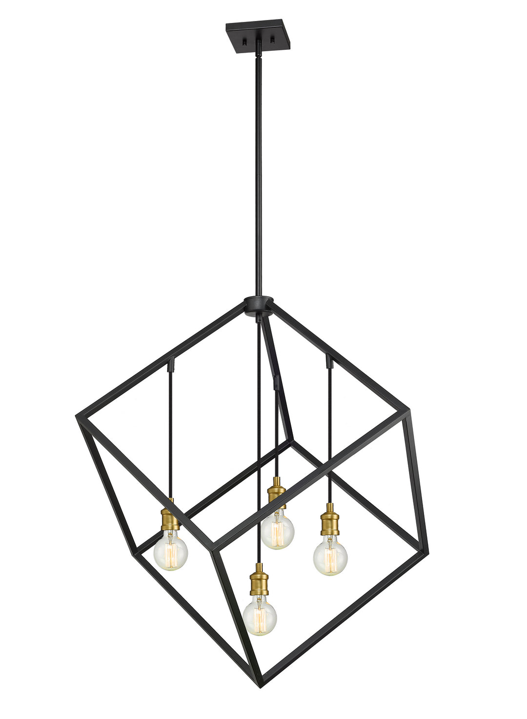 Z-Lite Vertical 478P34-BRZ-OBR Pendant Light - Bronze / Olde Brass