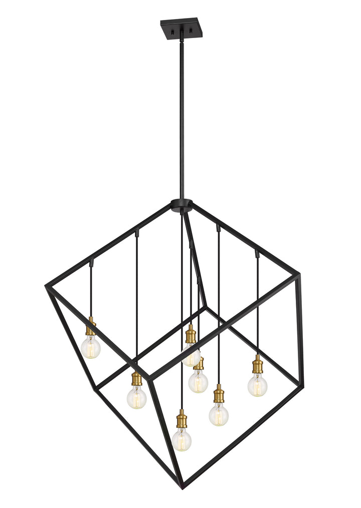 Z-Lite Vertical 478P44-BRZ-OBR Pendant Light - Bronze / Olde Brass