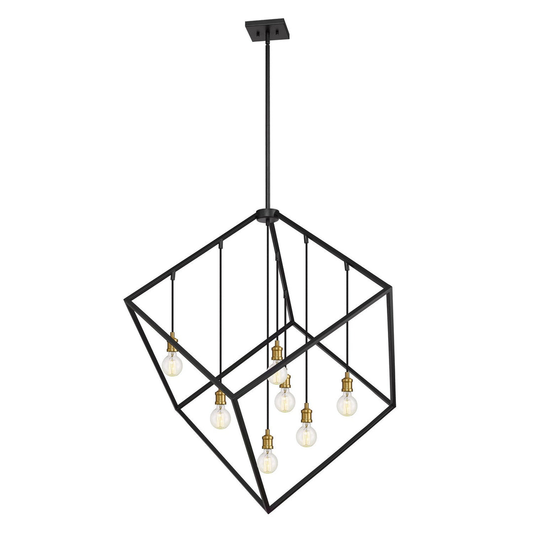 Z-Lite Vertical 478P44-BRZ-OBR Pendant Light - Bronze / Olde Brass