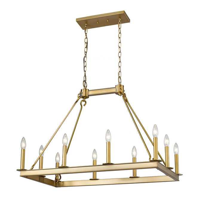Z-Lite Barclay 482-10L-OBR Chandelier Light - Olde Brass