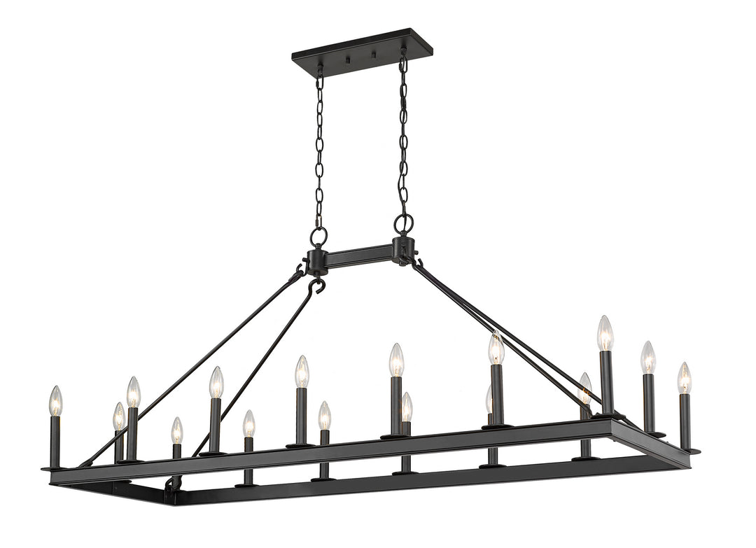 Z-Lite Barclay 482-16L-MB Chandelier Light - Matte Black