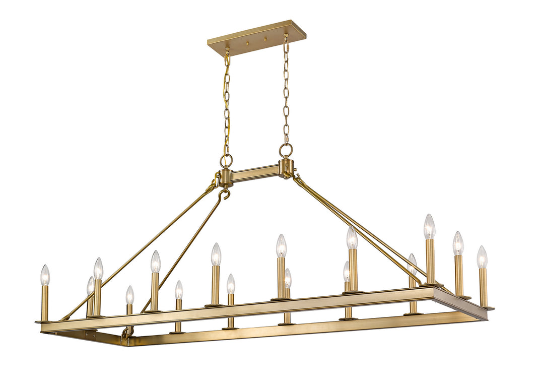 Z-Lite Barclay 482-16L-OBR Chandelier Light - Olde Brass