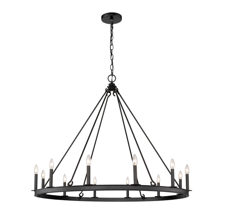 Z-Lite Barclay 482R-12MB Chandelier Light - Matte Black