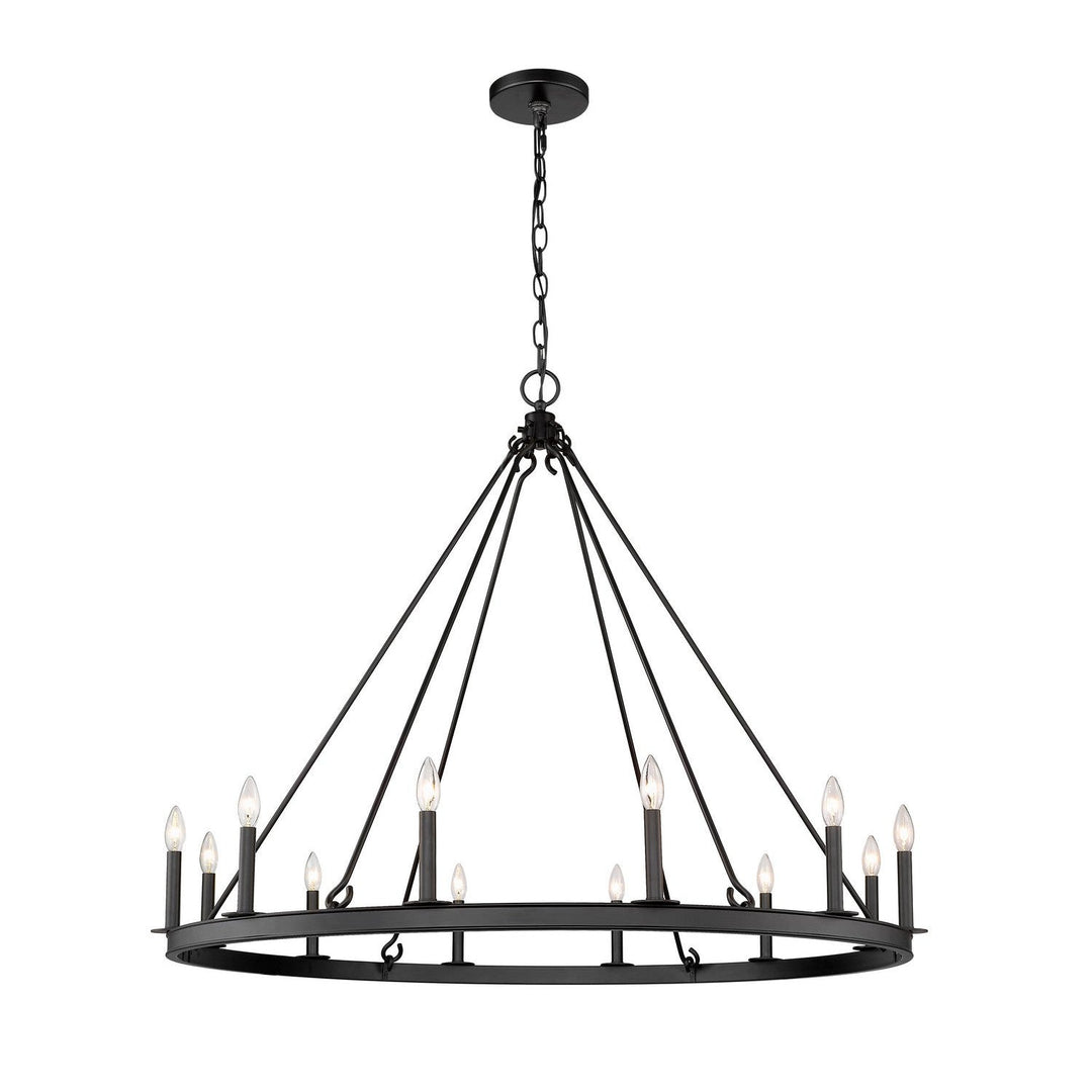 Z-Lite Barclay 482R-12MB Chandelier Light - Matte Black