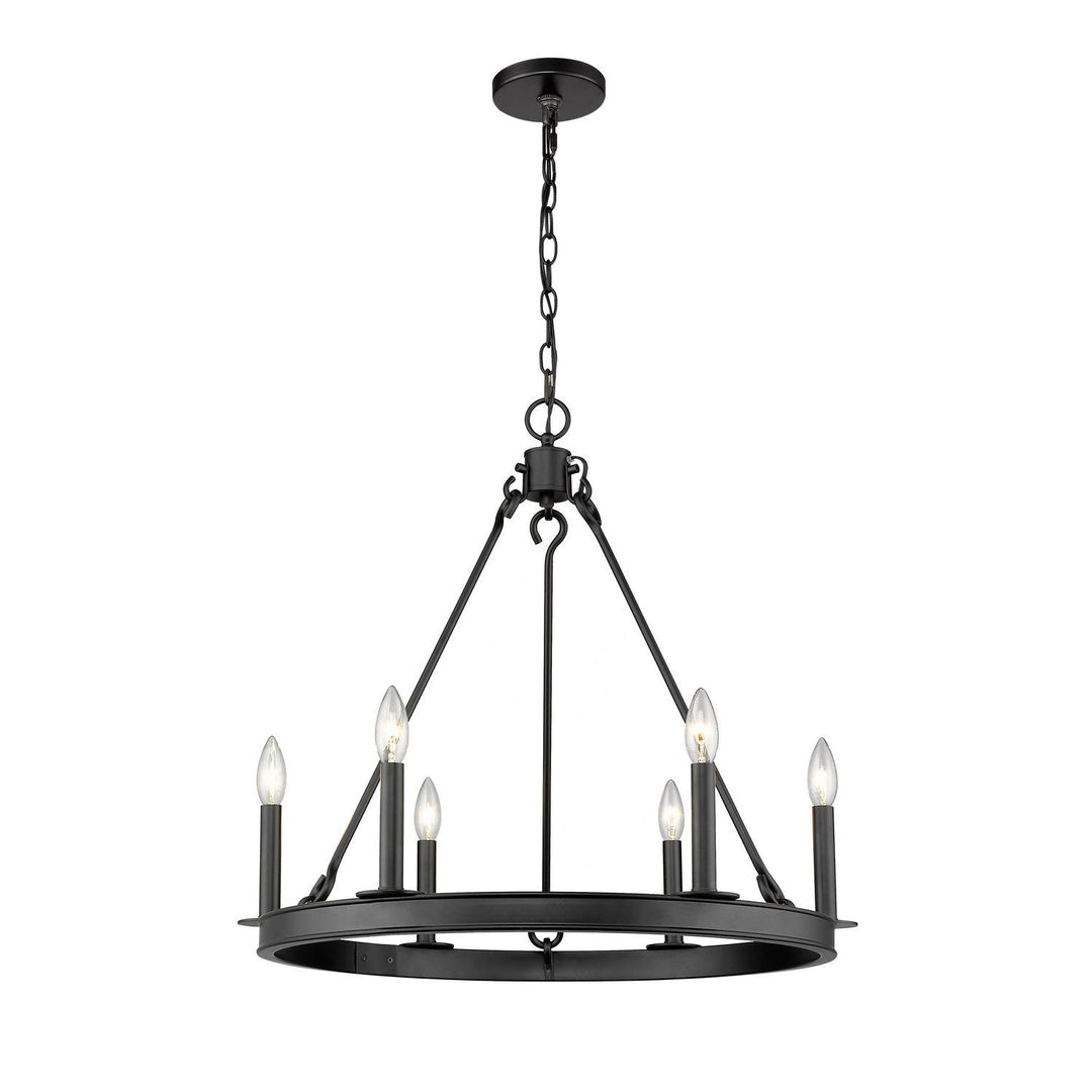 Z-Lite Barclay 482R-6MB Chandelier Light - Matte Black