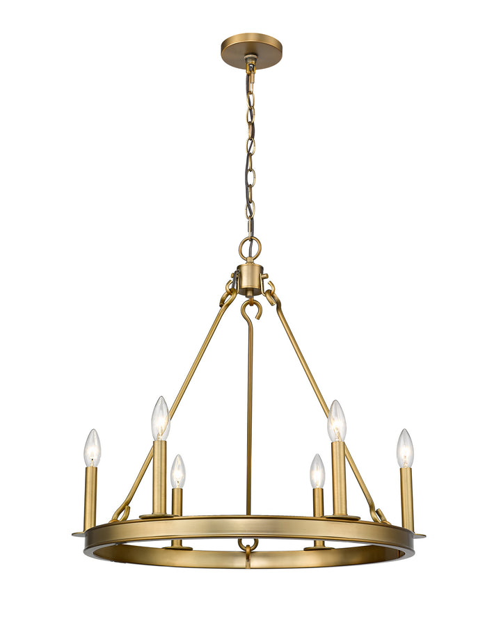 Z-Lite Barclay 482R-6OBR Chandelier Light - Olde Brass