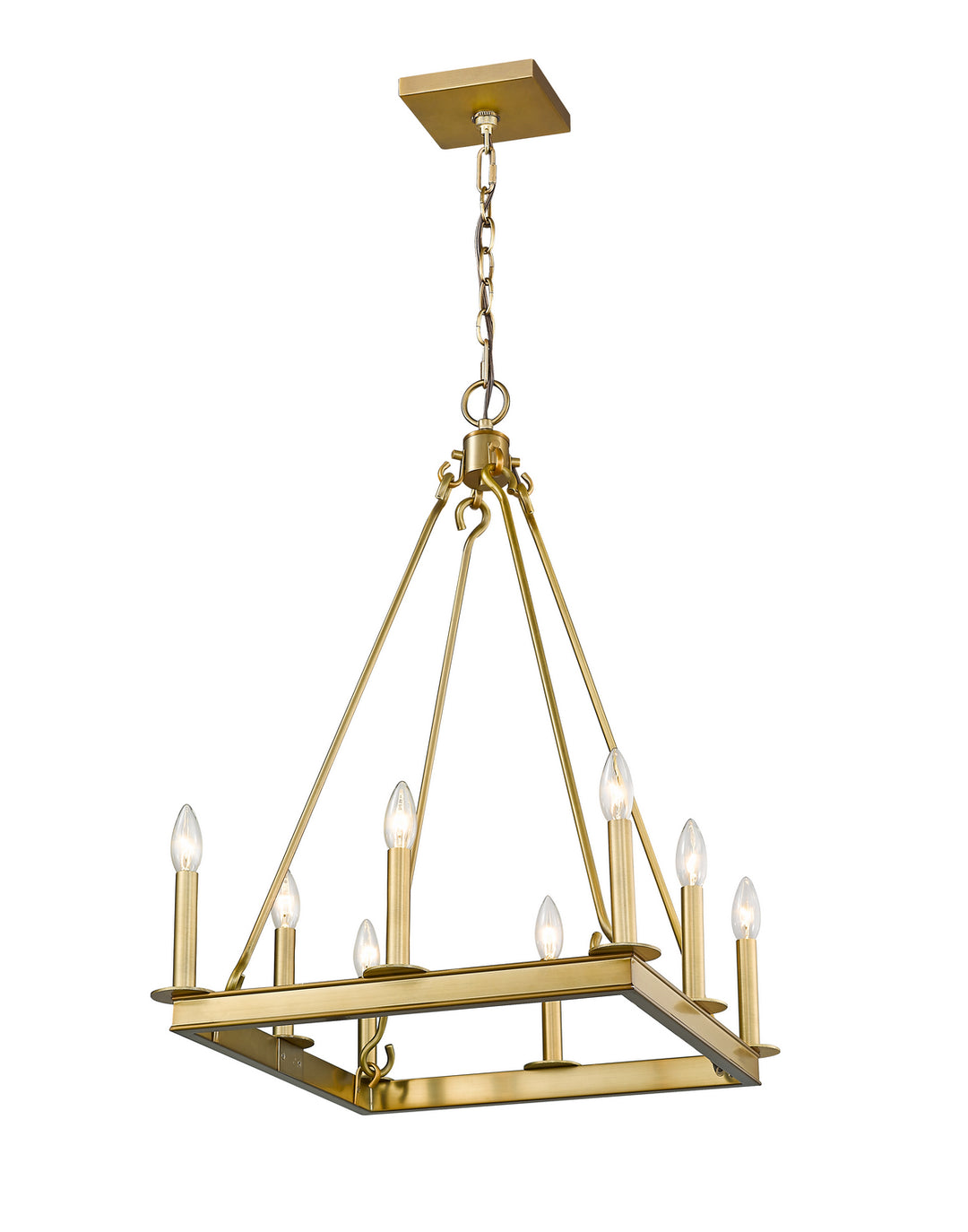 Z-Lite Barclay 482S-8-20OBR Chandelier Light - Olde Brass