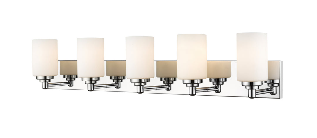 Z-Lite Soledad 485-5V-CH Bath Vanity Light 39 in. wide - Chrome