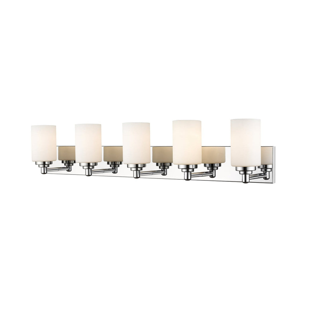 Z-Lite Soledad 485-5V-CH Bath Vanity Light 39 in. wide - Chrome