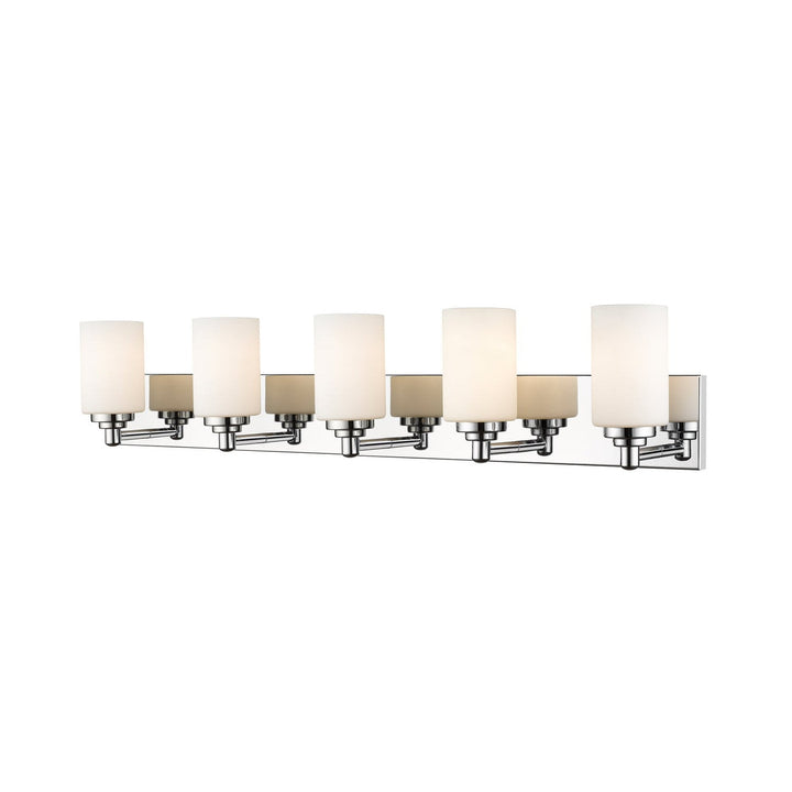 Z-Lite Soledad 485-5V-CH Bath Vanity Light 39 in. wide - Chrome