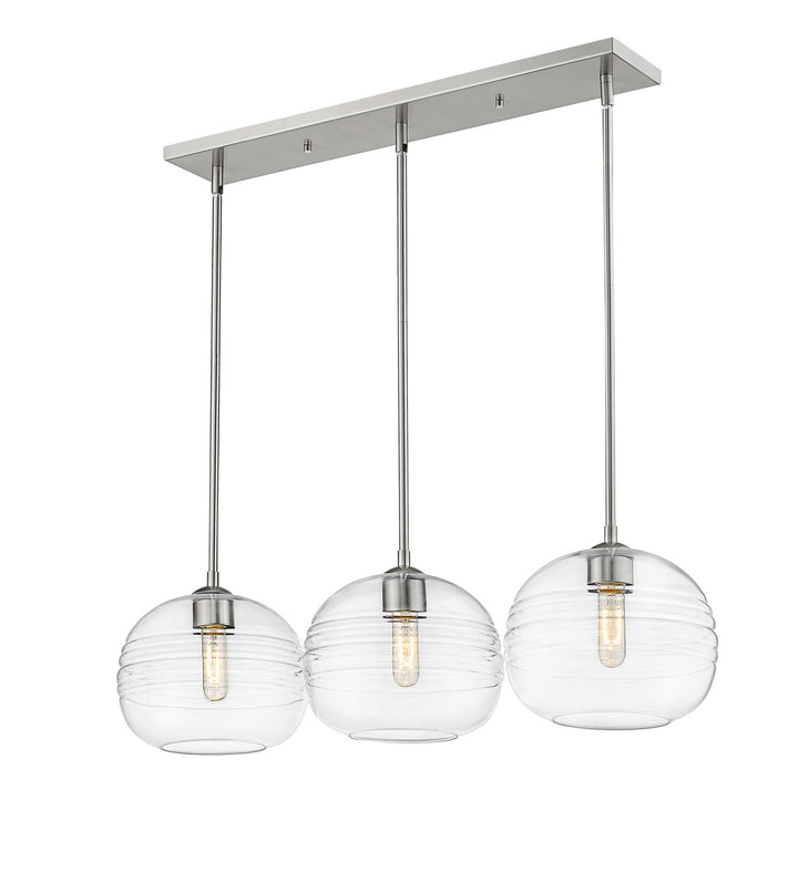 Z-Lite Harmony 486P10-3L-BN Pendant Light - Brushed Nickel