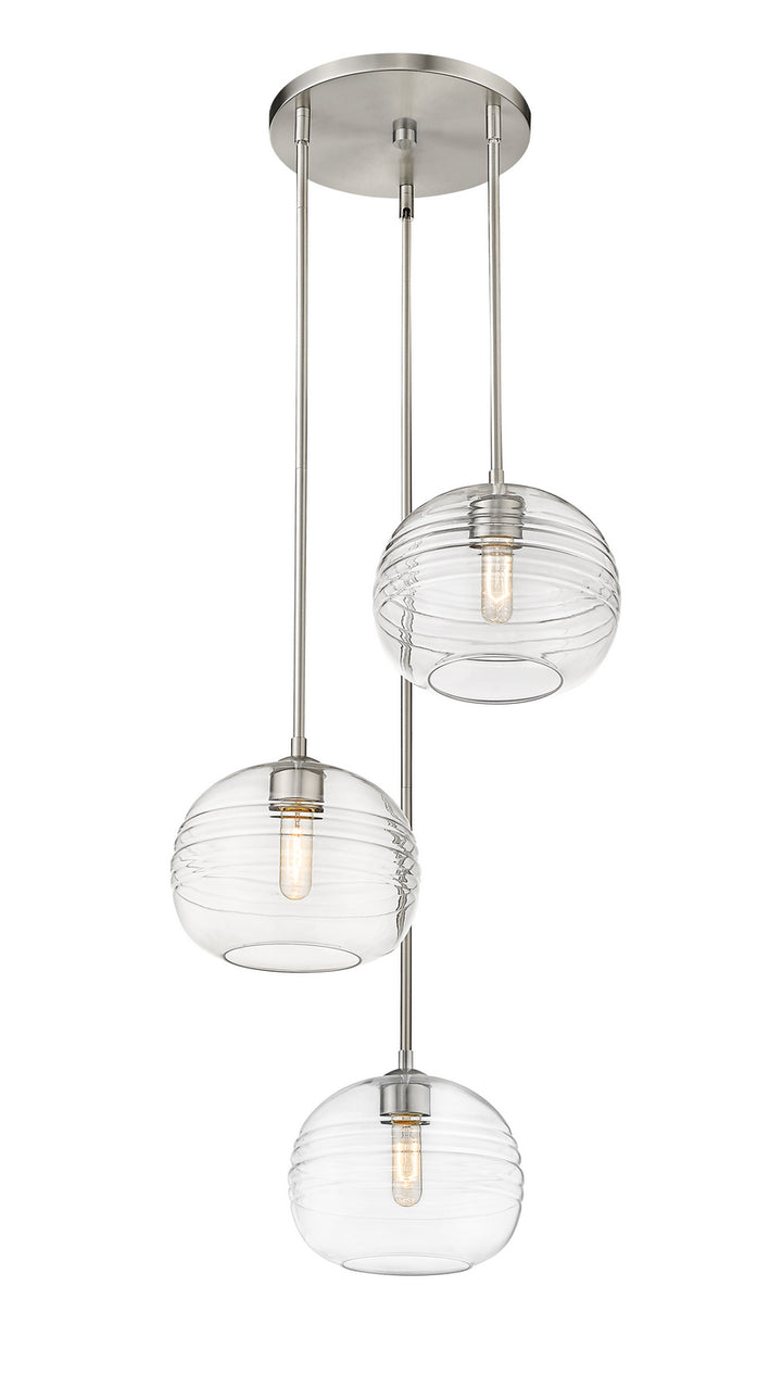 Z-Lite Harmony 486P10-3R-BN Pendant Light - Brushed Nickel