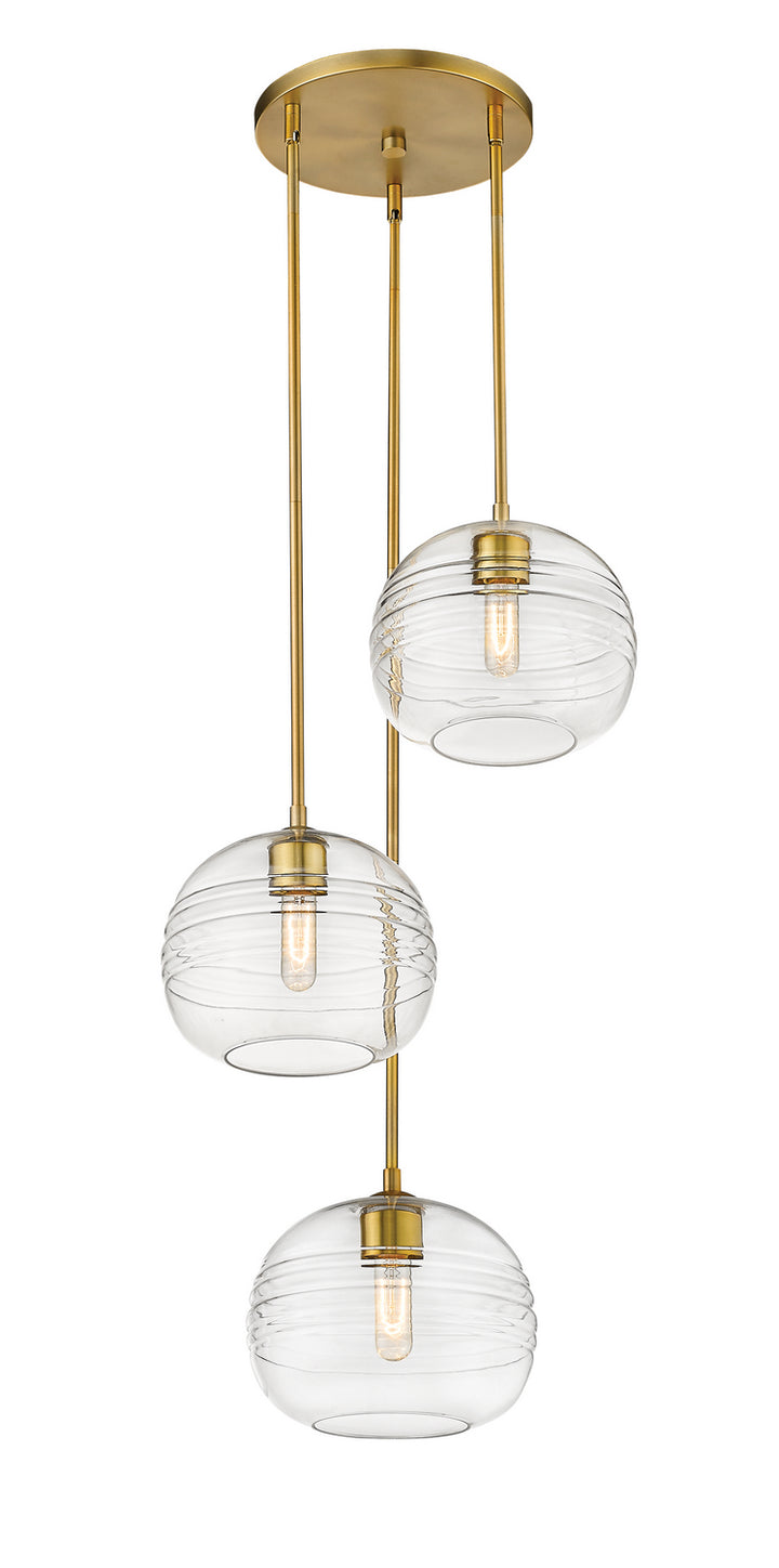 Z-Lite Harmony 486P10-3R-OBR Pendant Light - Olde Brass