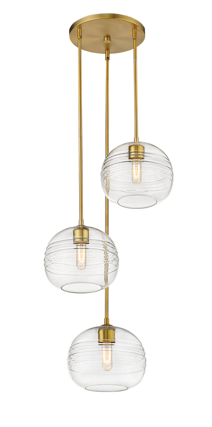 Z-Lite Harmony 486P10-3R-OBR Pendant Light - Olde Brass