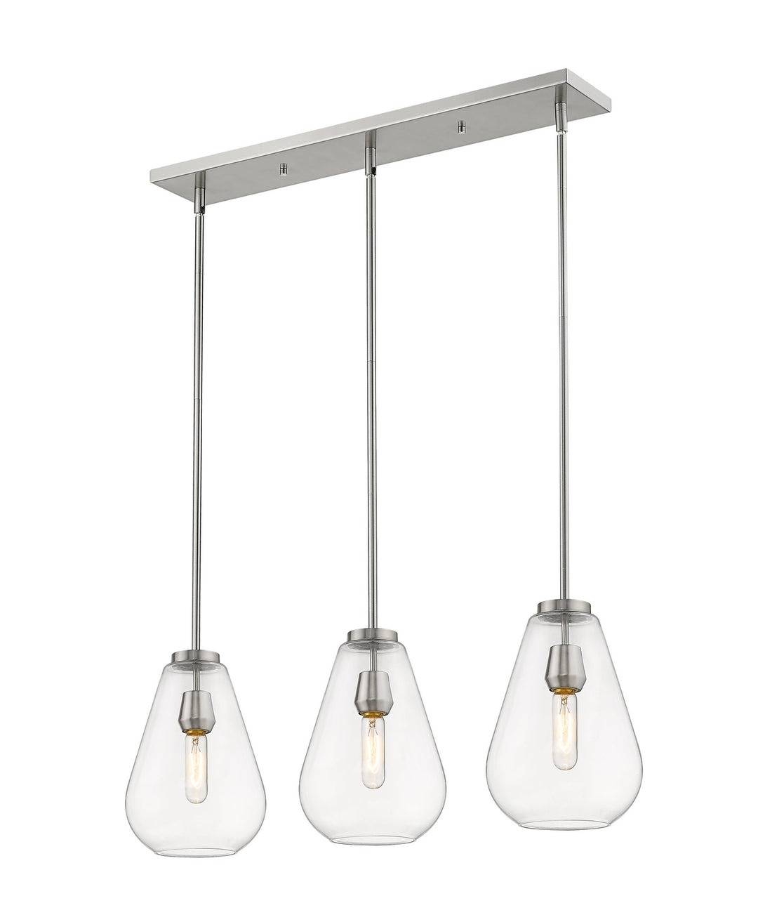 Z-Lite Ayra 488P8-3L-BN Pendant Light - Brushed Nickel