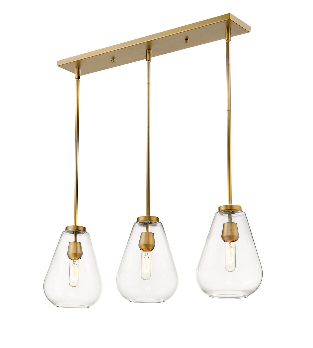 Z-Lite Ayra 488P8-3L-OBR Pendant Light - Olde Brass
