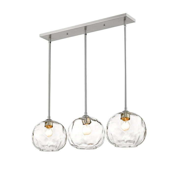 Z-Lite Chloe 490P10-3L-BN Pendant Light - Brushed Nickel