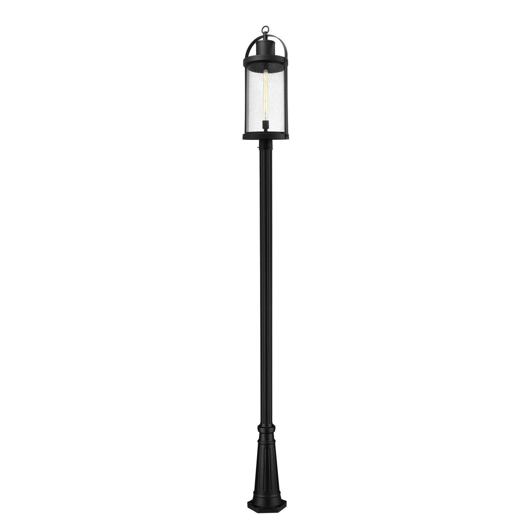 Z-Lite Lighting 569PHXL-519P-BK  Roundhouse Outdoor Black