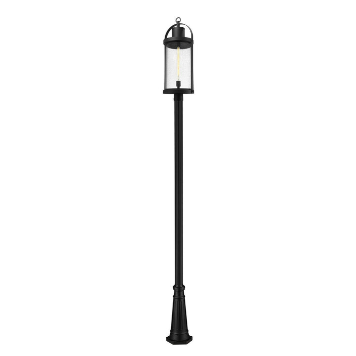 Z-Lite Lighting 569PHXL-519P-BK  Roundhouse Outdoor Black