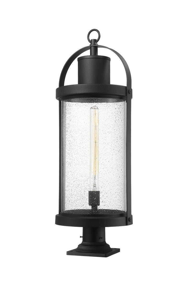 Z-Lite Lighting 569PHXL-533PM-BK  Roundhouse Outdoor Black
