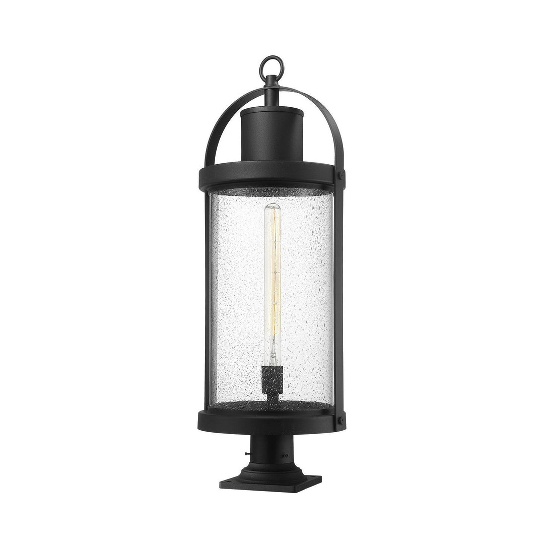 Z-Lite Lighting 569PHXL-533PM-BK  Roundhouse Outdoor Black