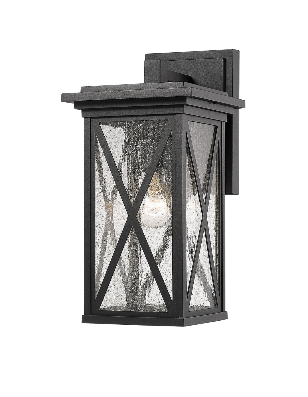 Z-Lite Lighting 583M-BK  Brookside Outdoor Black