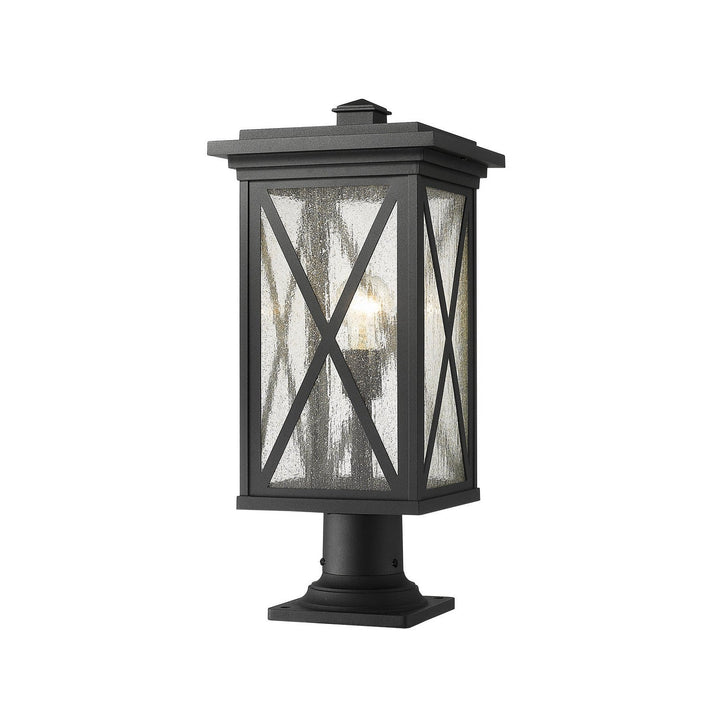 Z-Lite Lighting 583PHBR-533PM-BK  Brookside Outdoor Black