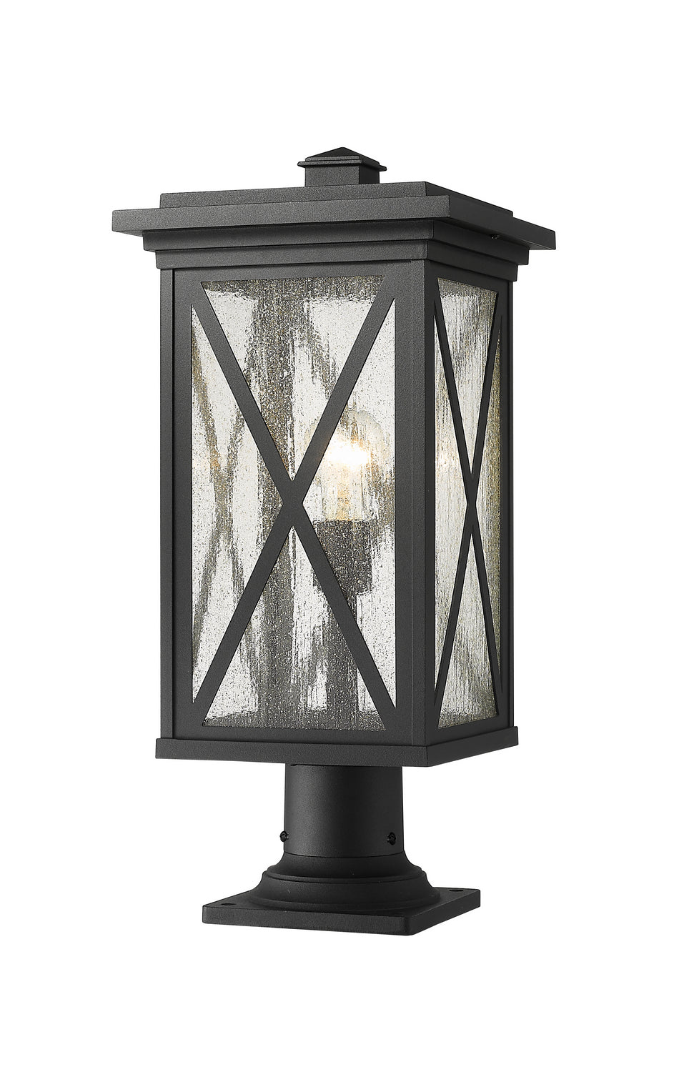 Z-Lite Lighting 583PHBR-533PM-BK  Brookside Outdoor Black