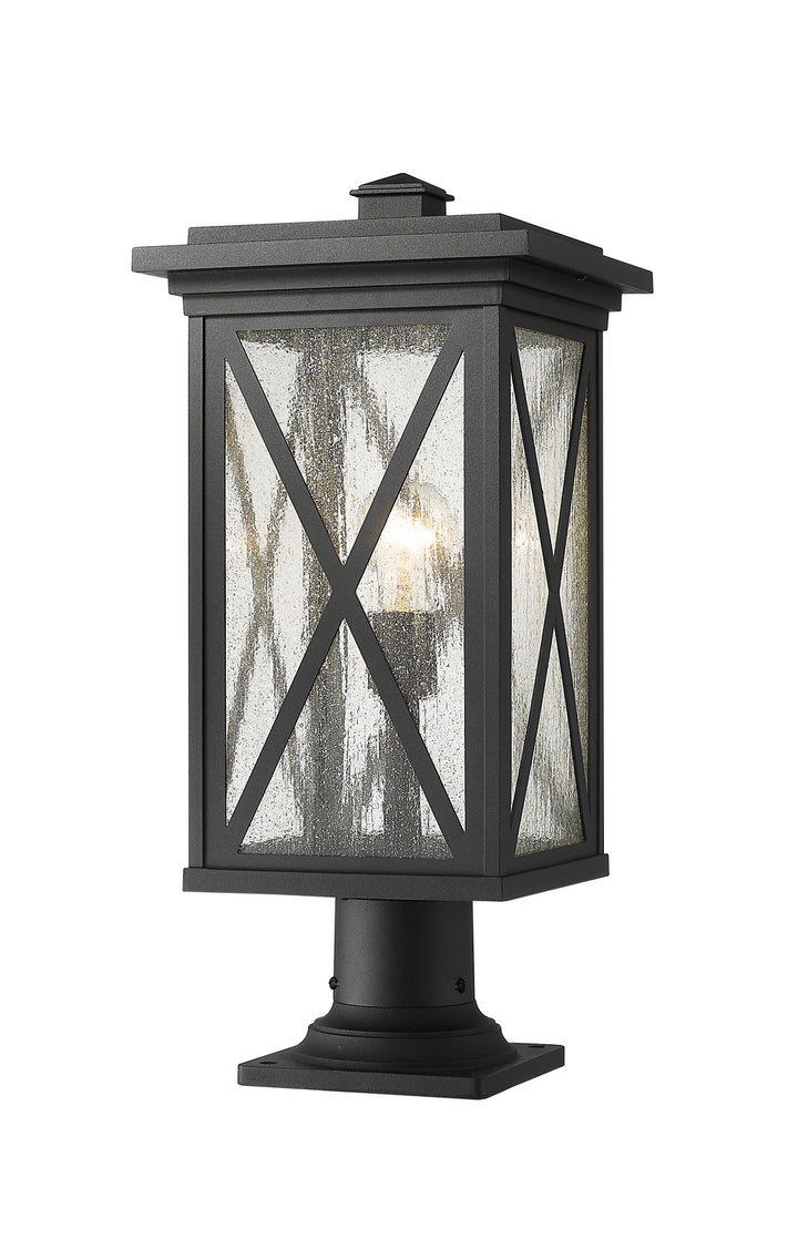 Z-Lite Lighting 583PHBR-533PM-BK  Brookside Outdoor Black