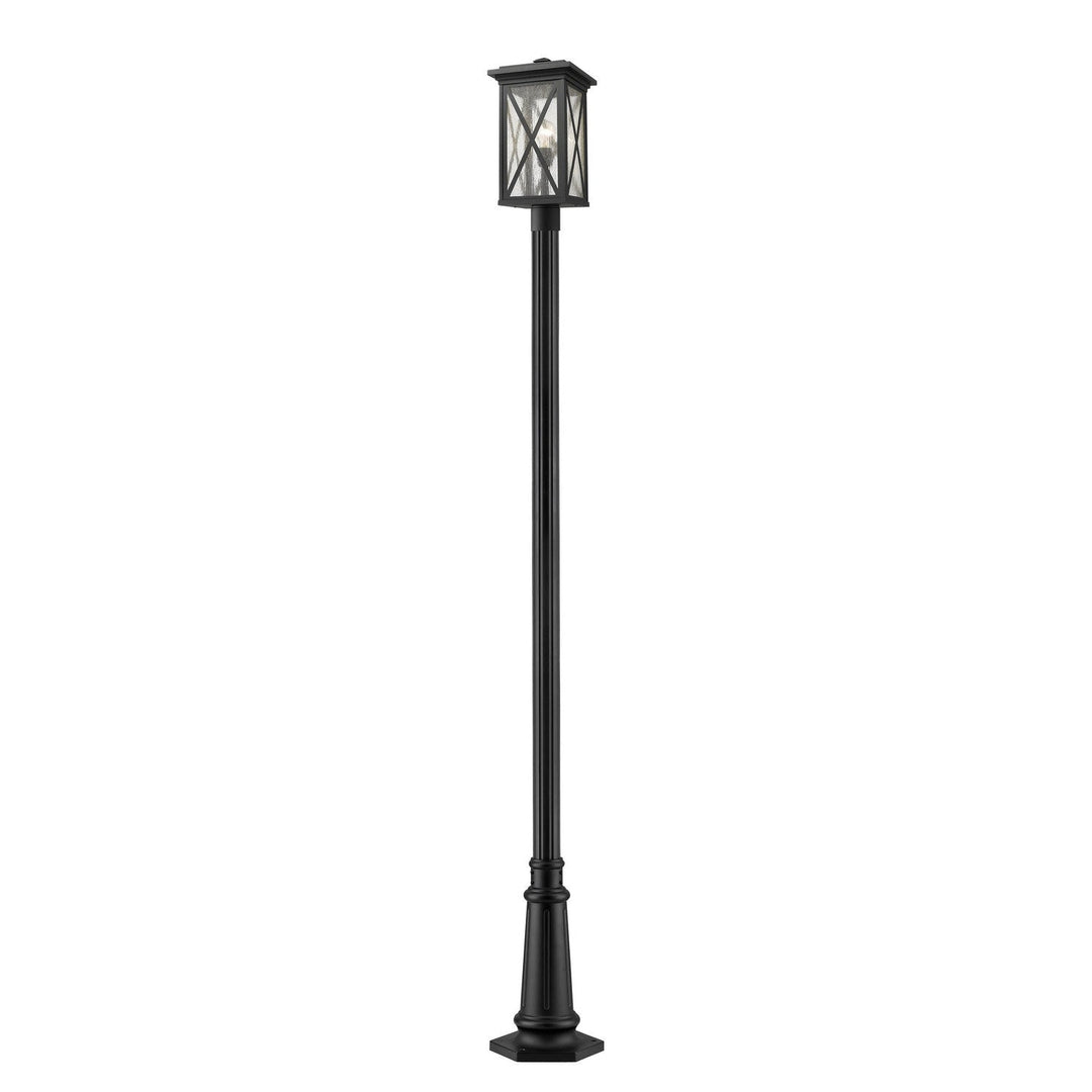Z-Lite Lighting 583PHBR-557P-BK  Brookside Outdoor Black