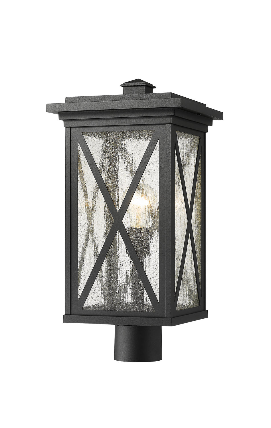 Z-Lite Lighting 583PHBR-BK  Brookside Outdoor Black