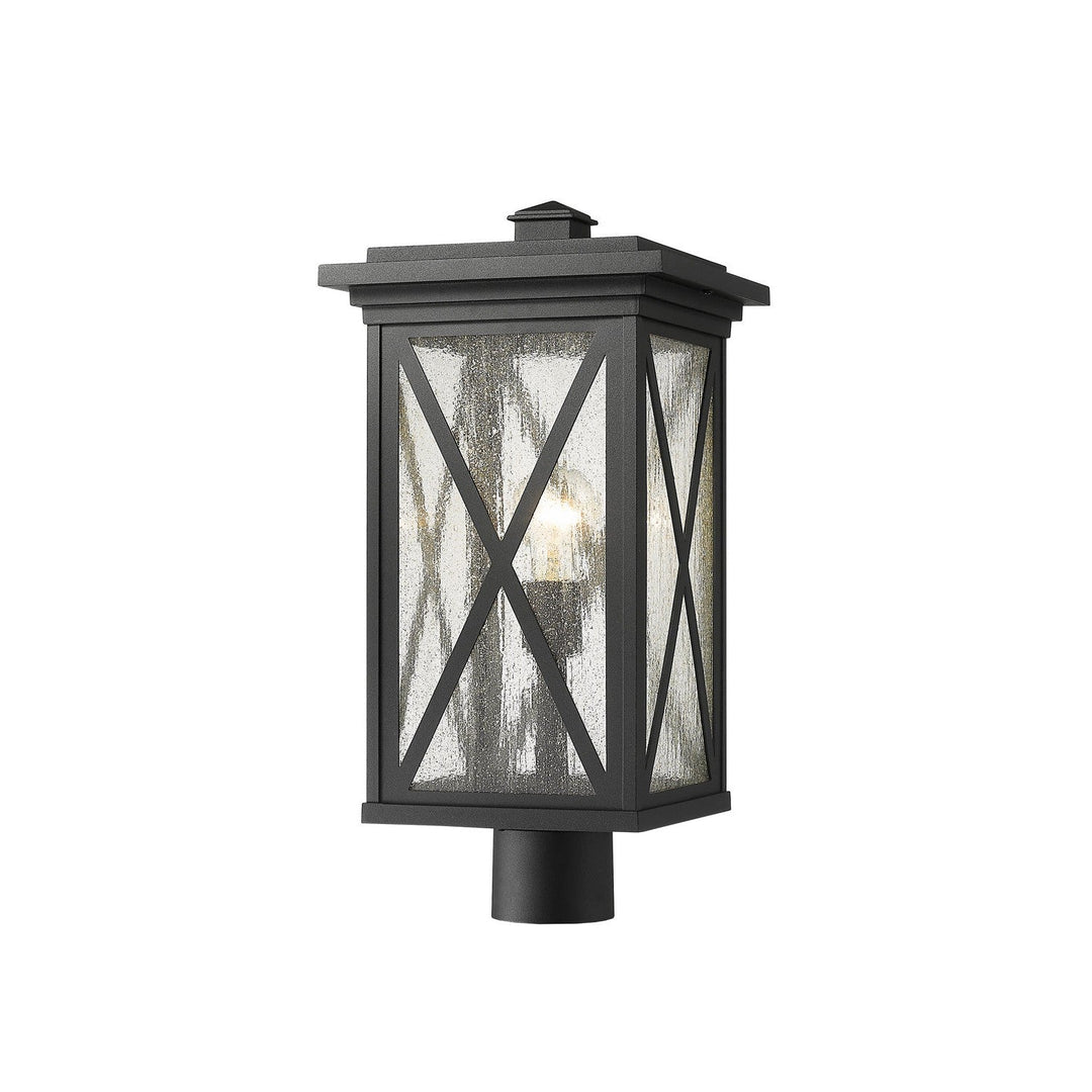Z-Lite Lighting 583PHBR-BK  Brookside Outdoor Black