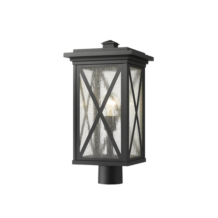 Z-Lite Lighting 583PHBR-BK  Brookside Outdoor Black