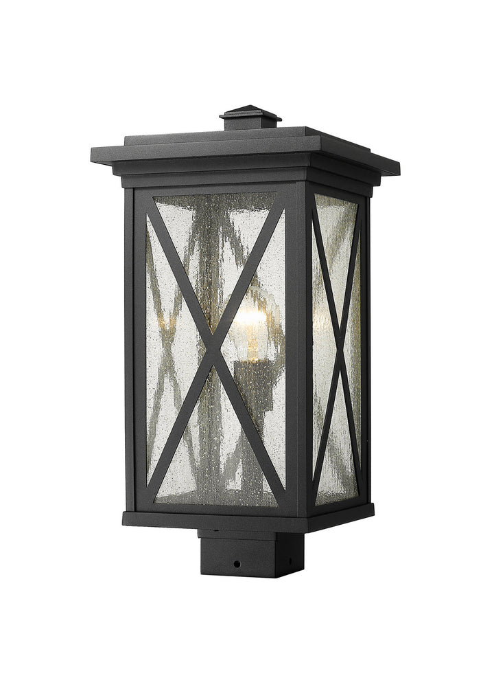 Z-Lite Lighting 583PHBS-BK  Brookside Outdoor Black
